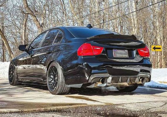 Дифузор заднього бампера (для E90 M-Sport, Карбон) для BMW 3 серія E-90/91/92/93 2005-2011 рр | Зображення 2