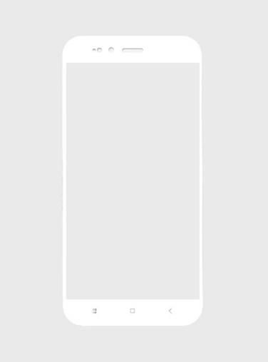 Full Cover защитное стекло для Xiaomi Mi5х - White | Зображення 1