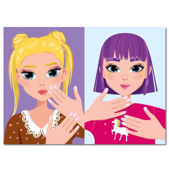 Дитяча книжка з наліпками студія краси "Nail art accesories" РМ-76-04 | Зображення 2