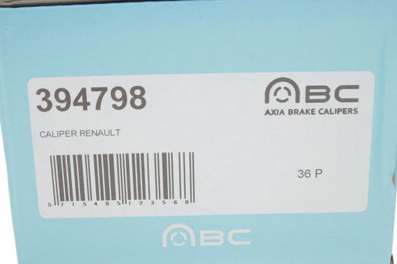 Суппорт тормозной задний  L Renault Laguna 07-15 d=38mm  ATE  394798 | Зображення 3