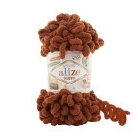 Пряжа Alize Puffy 597 алізе пуффі плюшева