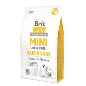 Корм Brit Care Grain Free Mini Hair & Skin сухий беззерновий для собак малих порід для покращення стану шкіри та вовни 2 кг