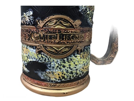 Кружка Чашка Бокал Игра Престолов Семь Королевств Winter is Coming Game Of Thrones 3D  Нержавеющая Сталь | Зображення 2