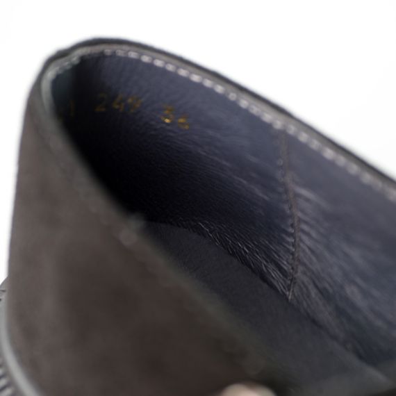 Туфлі жіночі замшеві 591356 Чорні 36 37 38 39 40 41 | Зображення 4