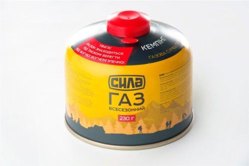 Газ у балоні для Кемпінга 230 г (Корея) (нарізне з'єднання) СИЛА 6802461