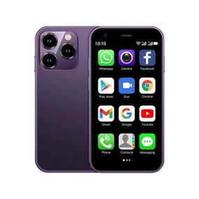 Маленький мобільний смартфон сенсорний Soyes XS 15 Фіолетовий