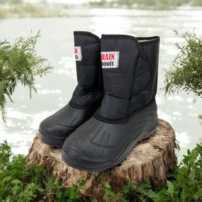 Осінні гумові чоботи Размер 44 (28см), Чоботи гумові чоловічі, Чоловічі гумові чоботи VS-925 з гуми