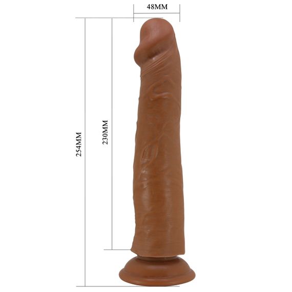 Фалоімітатор на присосці, з ефектом ковзної шкіри LyBaile - Sharife Sliding Skin 10”, BW-008118LP-1 Sex Aura | Зображення 7
