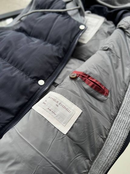 Жилет Brunello Cucinelli dark blue v102 | Зображення 2