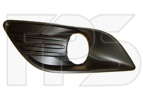 Решетка противотуманной фары Ford Focus II рестайлинг (08-10) - левая, черная 1528561