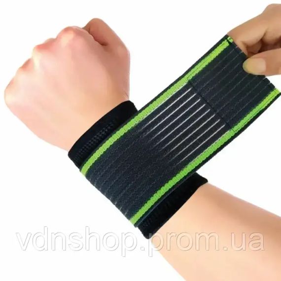 Еластичний фіксатор зап'ястя (напульсник) регульований бандаж зап'ястя | Зображення 4
