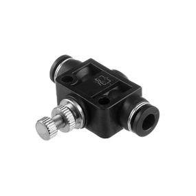 З'єднання цангове пряме з регулятором, для поліуретанових та ін. шлангів 6*6 мм INTERTOOL PT-23961