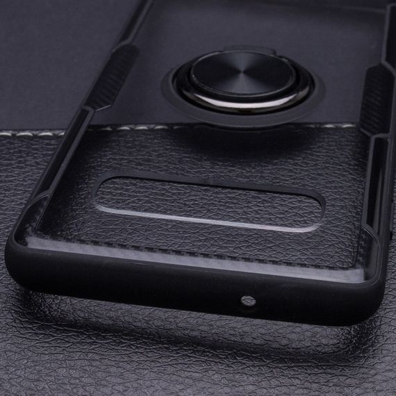 Чохол бампер Primolux Ring Magnetic Stand для смартфона Samsung Galaxy S10 Plus (SM-G975) - Black | Зображення 5