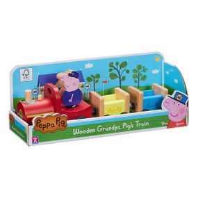 Ігровий деревяний набір Peppa Папавозик дідуся