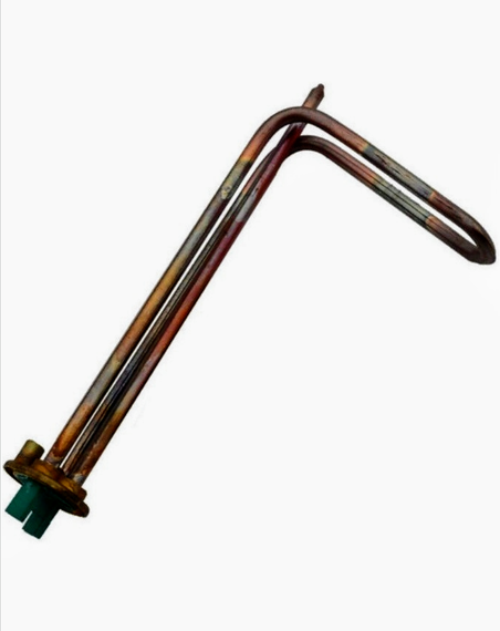 Тен для горизонтального бойлера,1500w,на фланці 48мм,місце для анода м-5.Thermowatt(Італія)