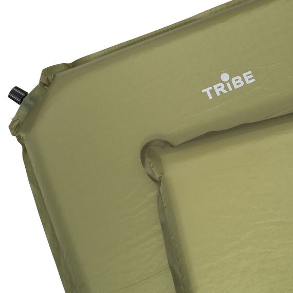 Килимок самонадувний Tribe Ranger 3 см, туристичний каремат самонадувний для походу та полювання, олива | Зображення 2