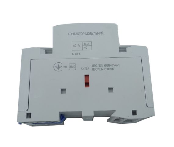 Контактор модульний КМ-2-40-11 40А 230AC 1NO-1NC 2р 2мод. Ny95503822 | Зображення 2