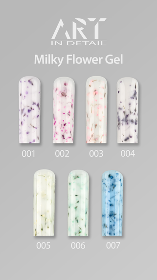 Гель для наращивания ногтей ART Builder Gel Milky Flower №06 15мл | Зображення 6