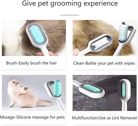 Гребінець для тварин, щітка для видалення шерсті хатніх тварин, | Зображення 7