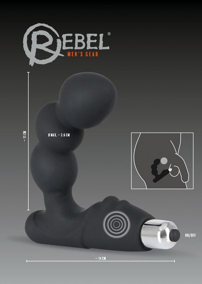 Масажер простати - Rebel Prostate Stimulator | Зображення 3
