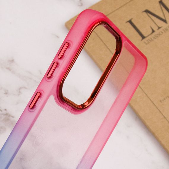 Чехол TPU+PC Fresh sip series для Samsung Galaxy A55 Розовый / Синий | Зображення 3