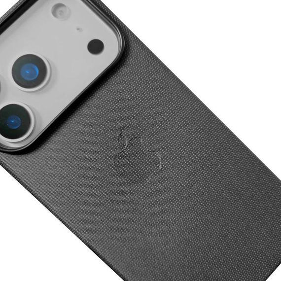 Тканинний чохол TechWoven (AAA) with MagSafe and Animation для Apple iPhone 17 Pro (6.3") Black | Зображення 2