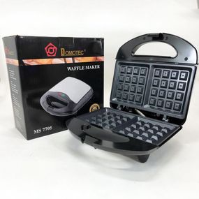 Электровафельница Domotec MS-7705, Вафельница для мягких вафель, Бытовая вафельница GP-21