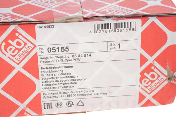 Подушка амортизатора переднього Opel Calibra A Vectra A 88-97 05155 | Зображення 2