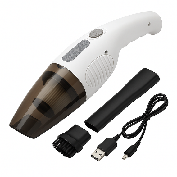 Пилосос бездротовий ручний для автомобіля і будинку Car Vacuum Cleaner HY05, Автопилосос на акумуляторі YA-34