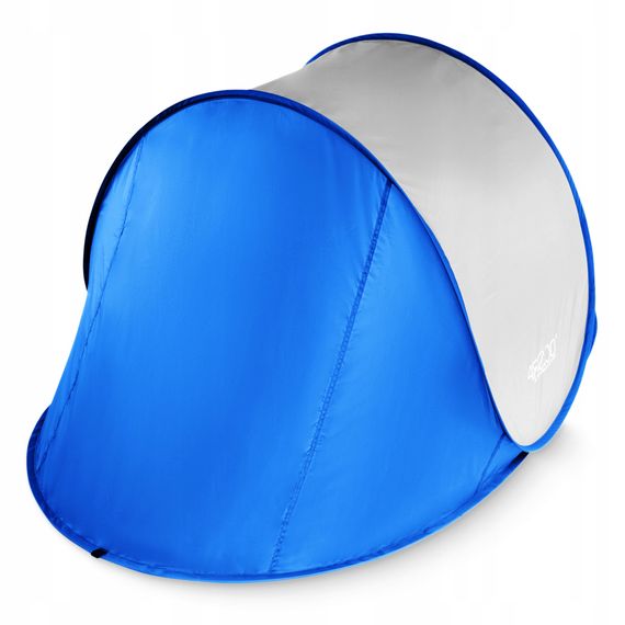Намет пляжний 4FIZJO Pop-Up 195 x 120 см саморозкладний Blue/Grey (P-5905973405157) | Зображення 3