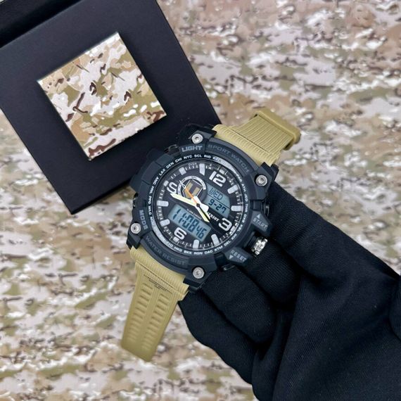 Годинник наручний Patriot 012BKKHTRO ТРО Чорні з хакі + Коробка. | Зображення 3