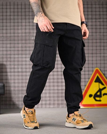 Городские штаны карго Jean black РП7437 | Зображення 1