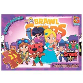 Дитячий пазл "Brawl Stars" BS362 постер, 35 елементів