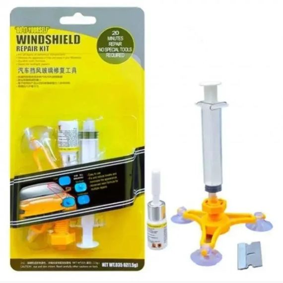 Набор для ремонта ветрового стекла Versachem Windshield Repair Kit комплект для лобового стекла авто | Зображення 2