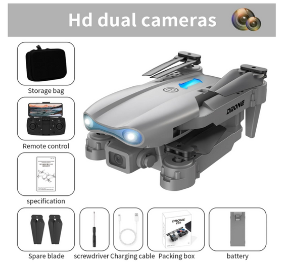 Дрон S89 Pro з HD камерою Wi-Fi Fpv позиціювання аерофотознімання   знижка | Зображення 9