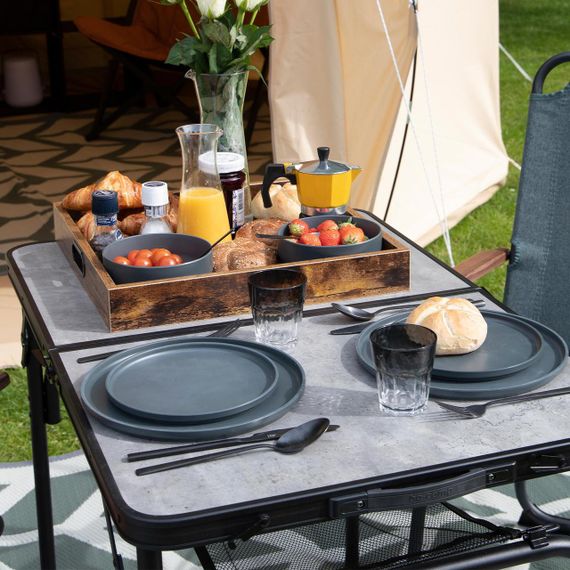 Стіл Bo-Camp Northgate 120x60 cm Black/Grey (1404186) | Зображення 9