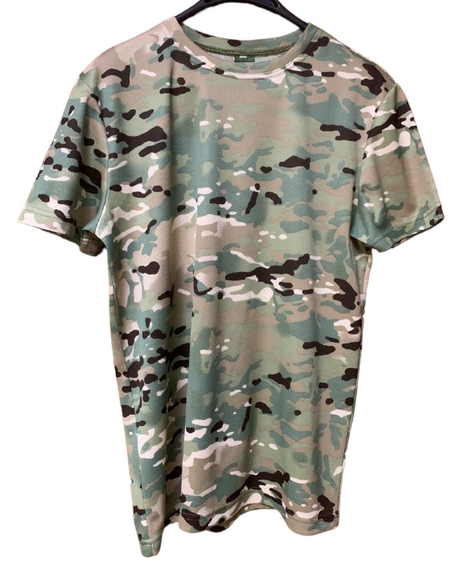 Футболка Tactic4Profi кулмакс мультикам світлий з коротким рукавом M