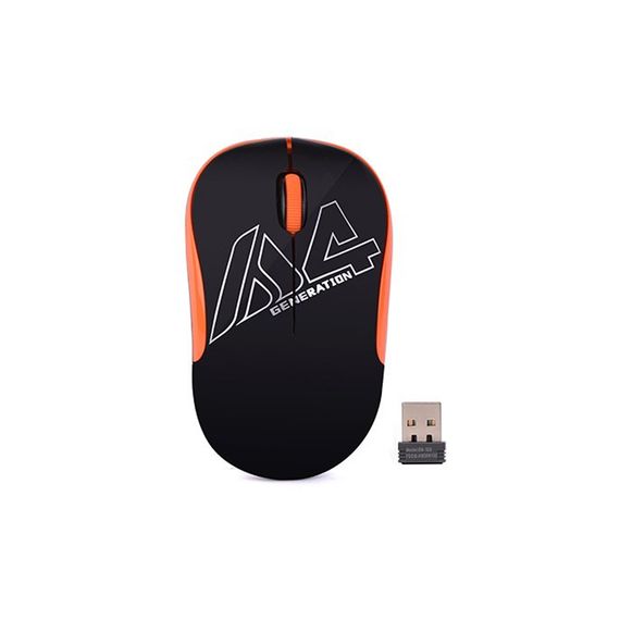 Мишка A4Tech G3-300N Black+Orange | Зображення 1