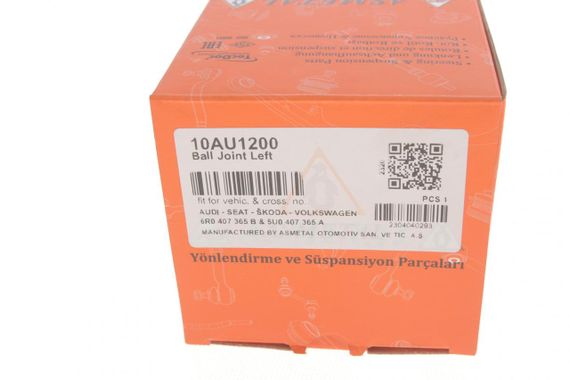 Опора шаровая передняя снизу L VW Polo Skoda Fabia 1.0-2.0 99- 10AU1200 | Зображення 2