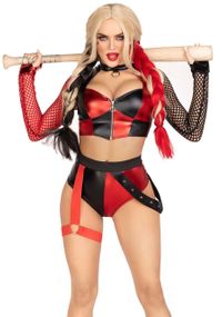Еротичний костюм Leg Avenue Crime Spree Sweetie Costume S, топ, шорти Sex Aura