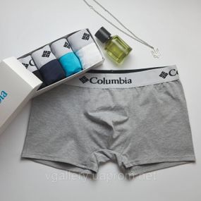 Трусы мужские Columbia, Хлопковые трусы Коламбія Премиум качества, трусы боксеры Columbia Серый, XXL