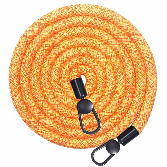 Чохол TPU Transparent with Straps для Apple iPhone 14 Pro (6.1") Orange / White | Зображення 1