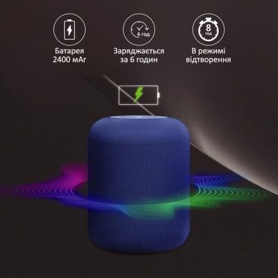 Акустическая система Promate Boom-10 Blue (boom-10.blue) | Зображення 3