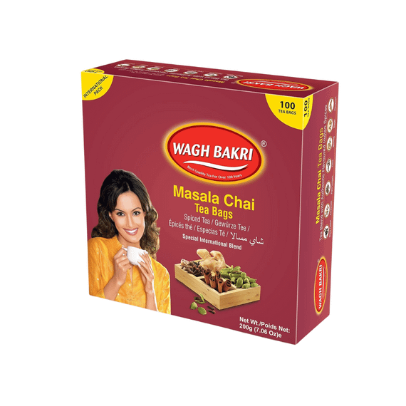 Масала чай зі спеціями  100 пакетиків Wagh Bakri 8901747003694 | Зображення 1