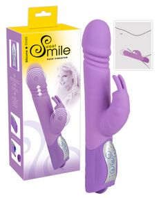 Вібратор кролик Smile Push Vibrator, фіолетовий