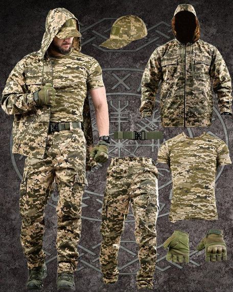 Тактичний костюм Mercury 6в1 піксель ДЛ6443
