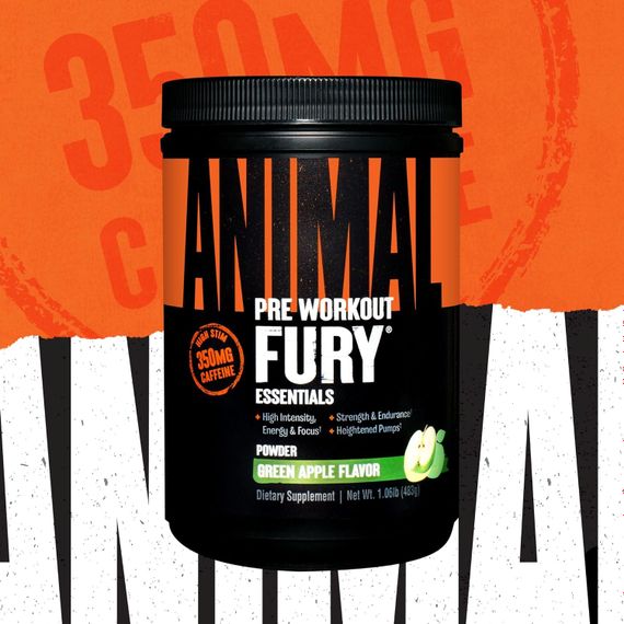 Передтренувальний комплекс Universal Nutrition Animal Fury 483 g (Green Apple) | Зображення 2