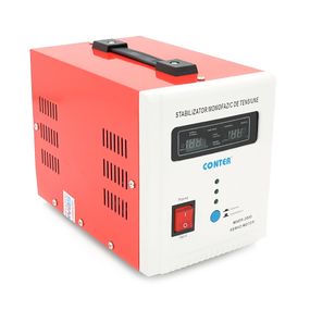 Стабілізатор напруги Conter MSER 2000 VA-V2/1600W однофазний, сервопривід, монтажу підлоги, LED дисплей, діапазон130-260V,
