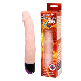 Вібратор - Waves Of Pleasure Fantasy Vibe Flesh, 23 см Sex Aura