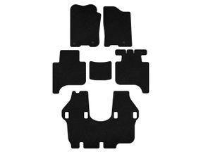 Текстильные коврики Classic (3 ряда, 2004-2008, Черный) для Infiniti QX56